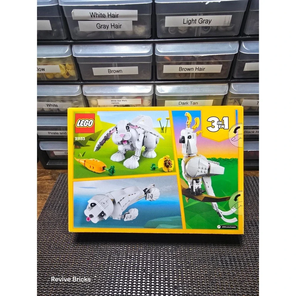 LEGO CREATOR: White Rabbit 31133 3 in 1 Brand New Factory Sealed Great Cond.